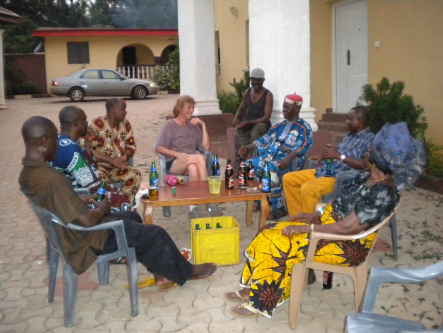 Ann-Perry Witmer Meets with Village Elders in Adu Achi, Nigeria (IMAGE)