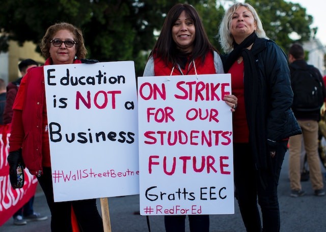 Ongoing Quebec Teachers' Strike