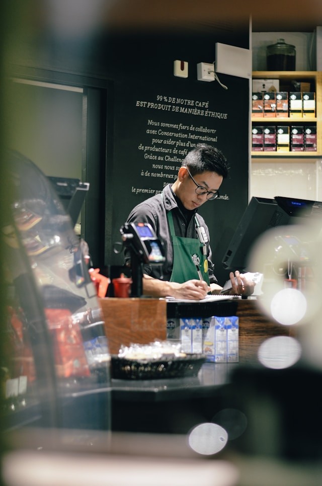 A Starbucks Employee