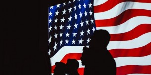 A photo depiting American patriotism