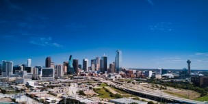 An aerial  photo of Dallas City 