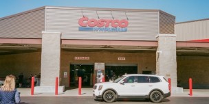 A photo of a Costco Retail Facade