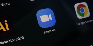 A photo of a Zoom app