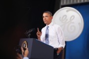 President Obama at a GE event