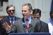 Attorney General Eric T. Schneiderman announces that he is filing lawsuits against four service stations for violations of the New York State Price Gouging statute and has reached monetary settlements