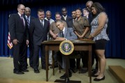 President Obama Signs an Executive Order Titled 'Fair Pay And Safe Workplace'
