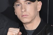 Eminem at 'Southpaw' New York Premiere - Inside Arrivals