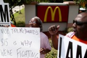McDonald's Workers On Strike 