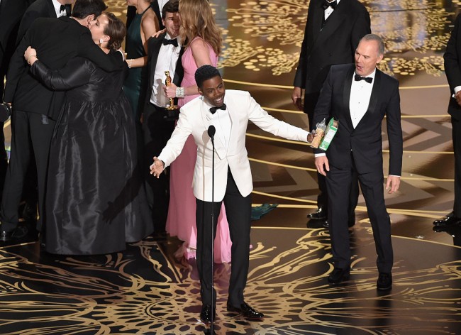 Chris Rock hosting the 88th Annual Academy Awards 