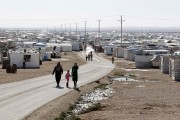 Za'atari refugee camp in Jordan