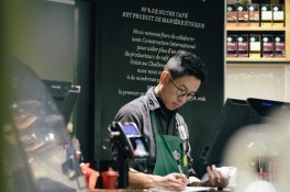 A Starbucks Employee