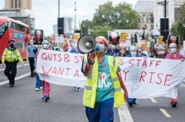 A Labor Union's Rally