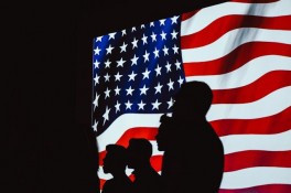 A photo depiting American patriotism
