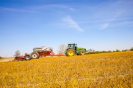 A photo of a farm equipment