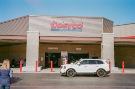 A photo of a Costco Retail Facade