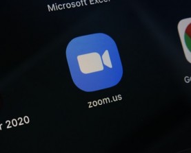 A photo of a Zoom app